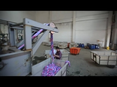 수동 자동 연속 세탁 라인 섬유 세탁기 200m / 챔버